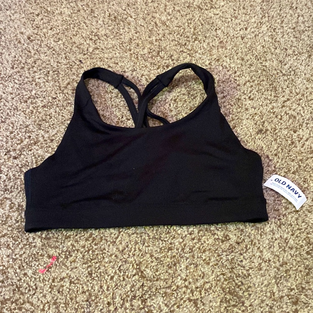 Black old navy bra